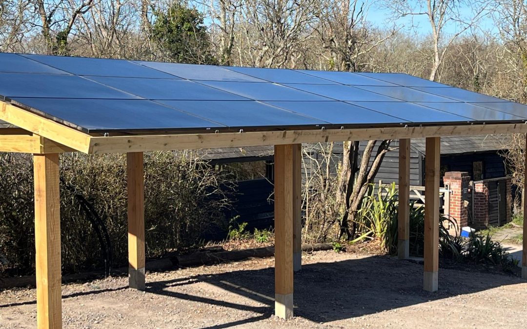 Verdant Future Car Port Solar Installation