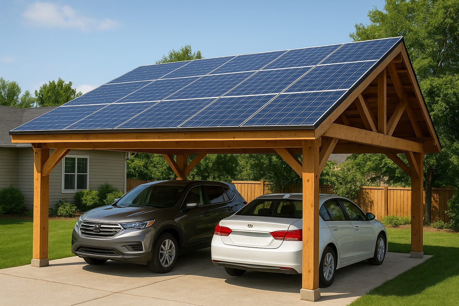 residential solar car port