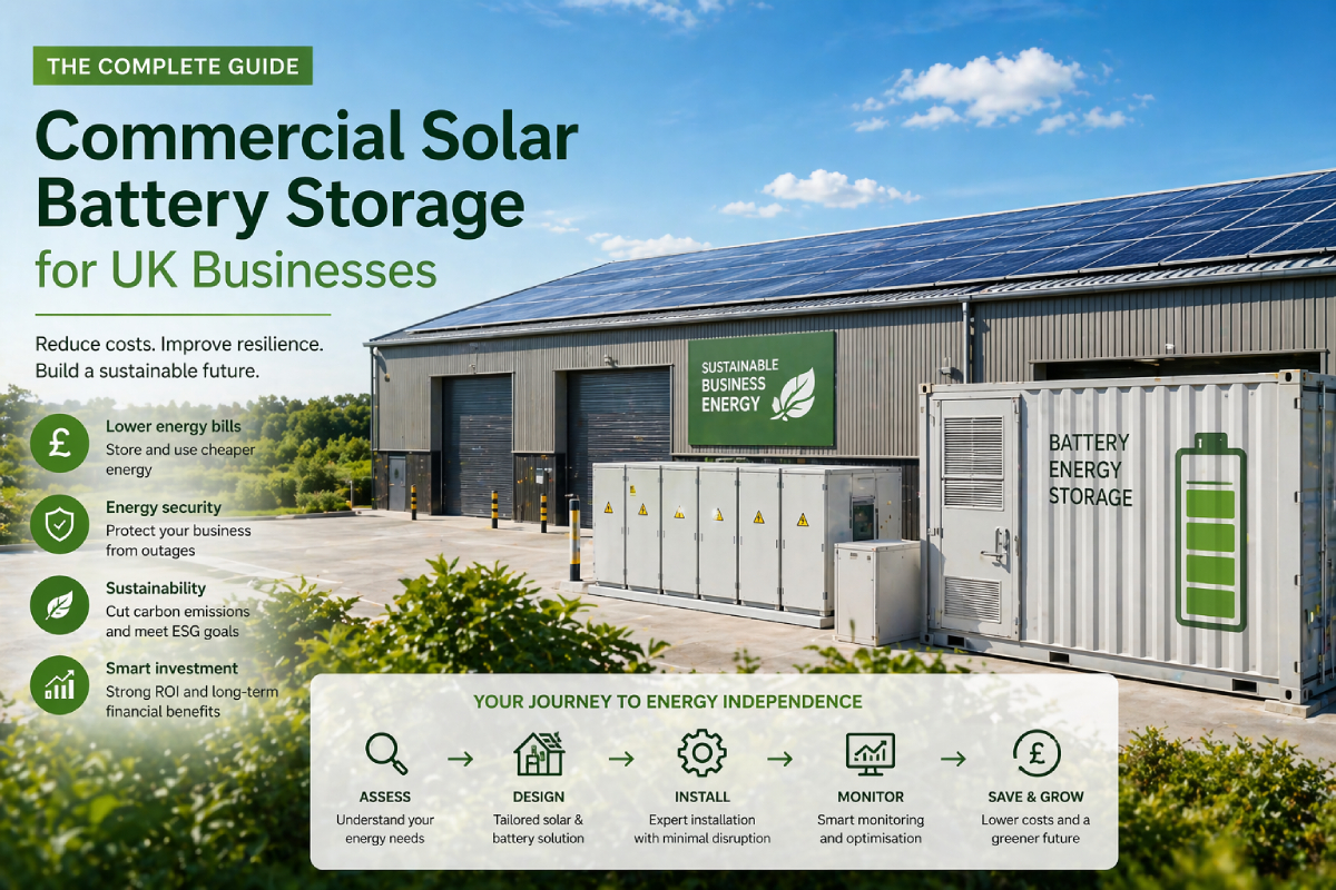 Commercial Solar & Battery Storage for UK Businesses_ Complete Guide