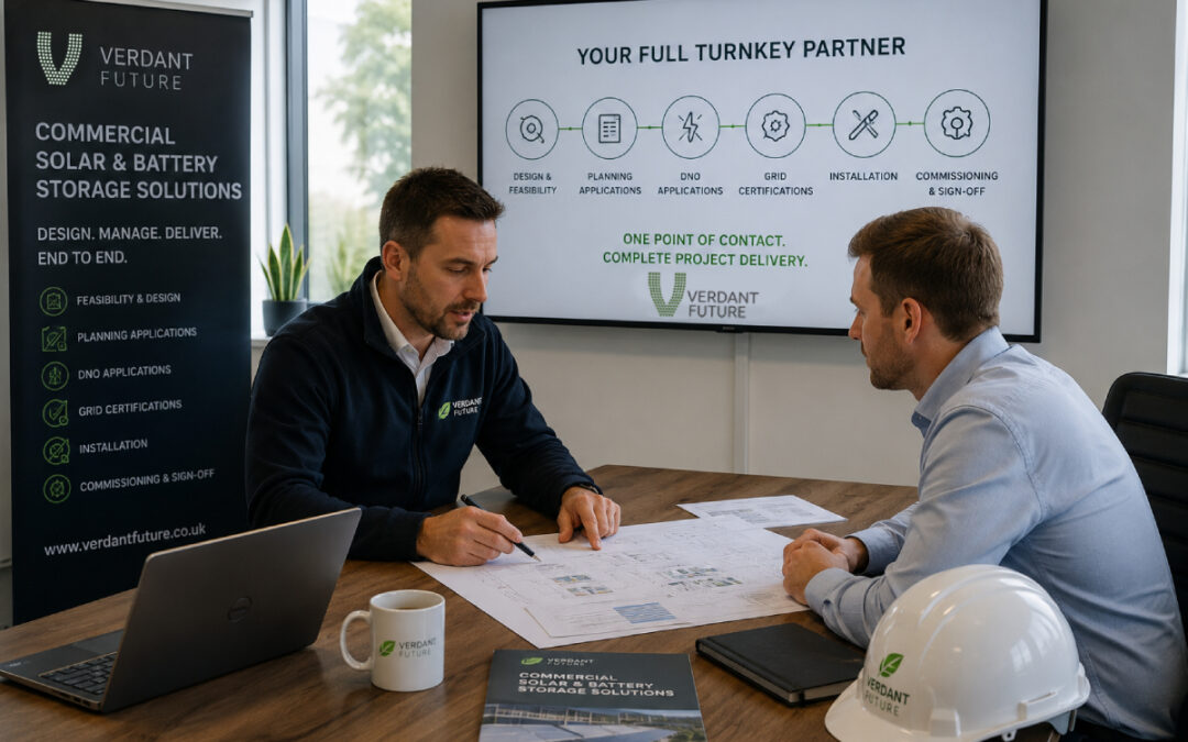 Why Choose Verdant Future for Commercial Solar & Battery Storage Projects